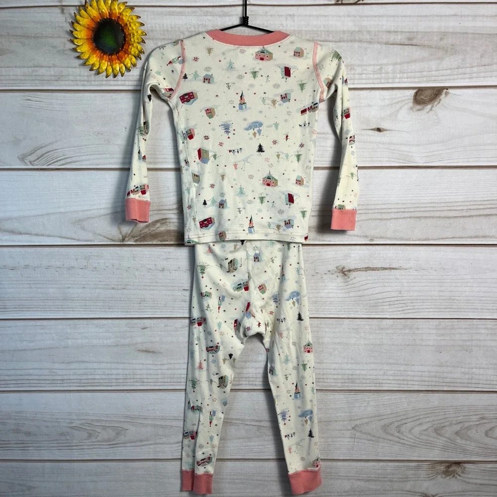 Hanna Andersson Kids Pajamas 110cm 5 Organic Cotton Long Sleeve Pants Set Winter